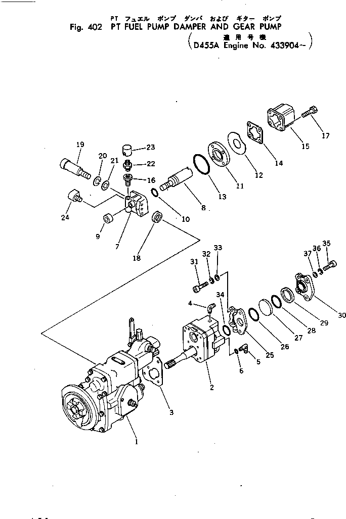 PT PUMP ASS'Y,(CODE NO.8336) CUAR-40261 KOMATSU