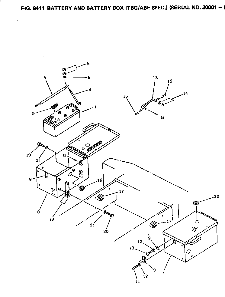 BOX,R.H. 424-06-14153 KOMATSU