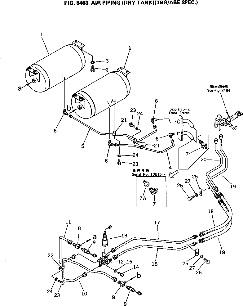 TANK,DRY AIR 423-35-15182 KOMATSU