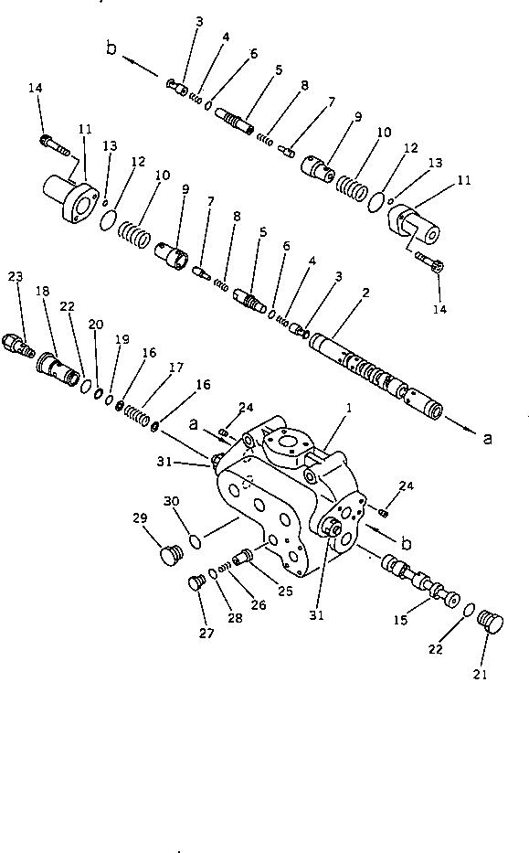 VALVE ASS'Y,STEERING DEMAND 424-64-15400 KOMATSU
