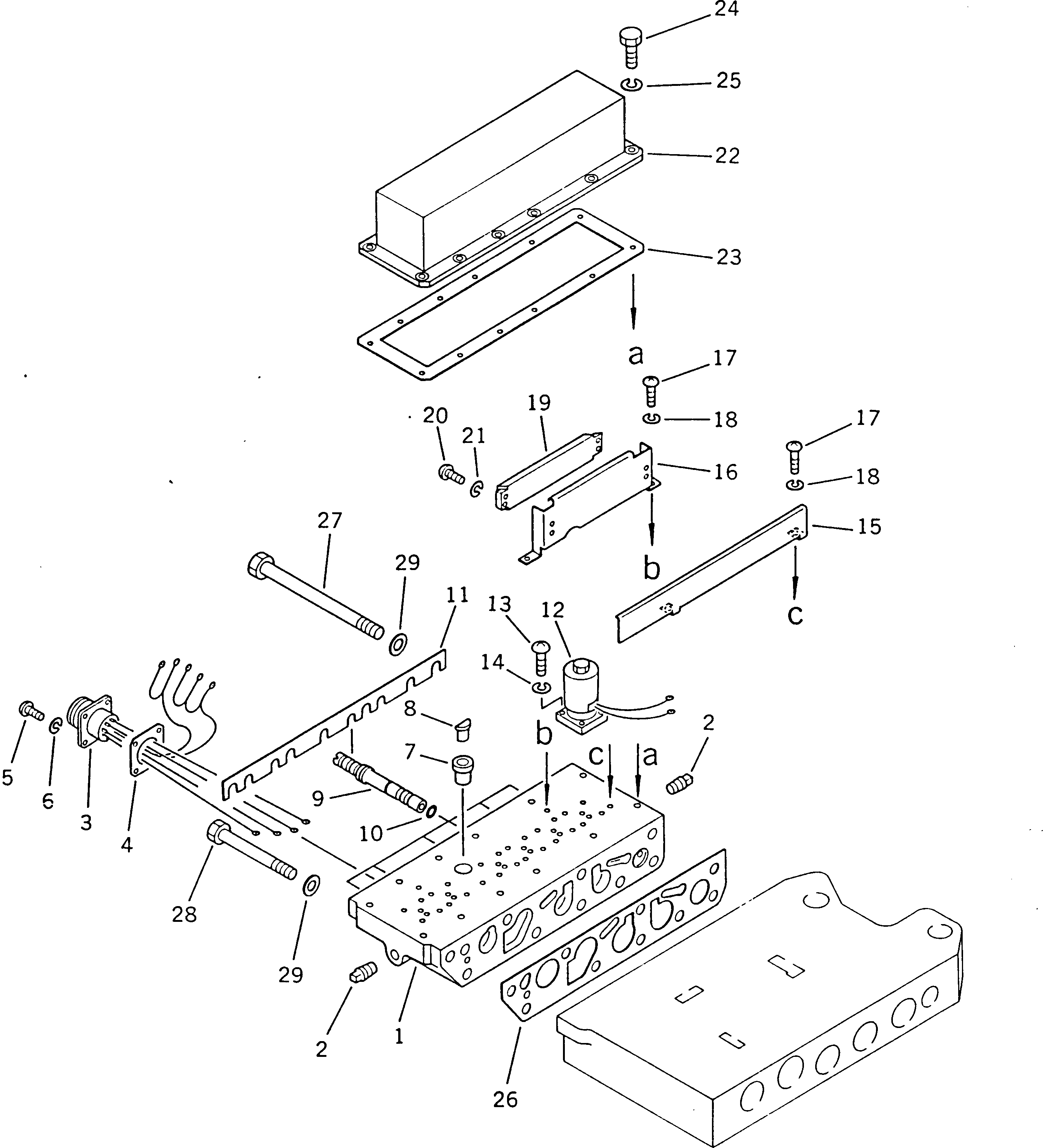 VALVE ASS'Y,SOLENOID 41E-15-00400 KOMATSU