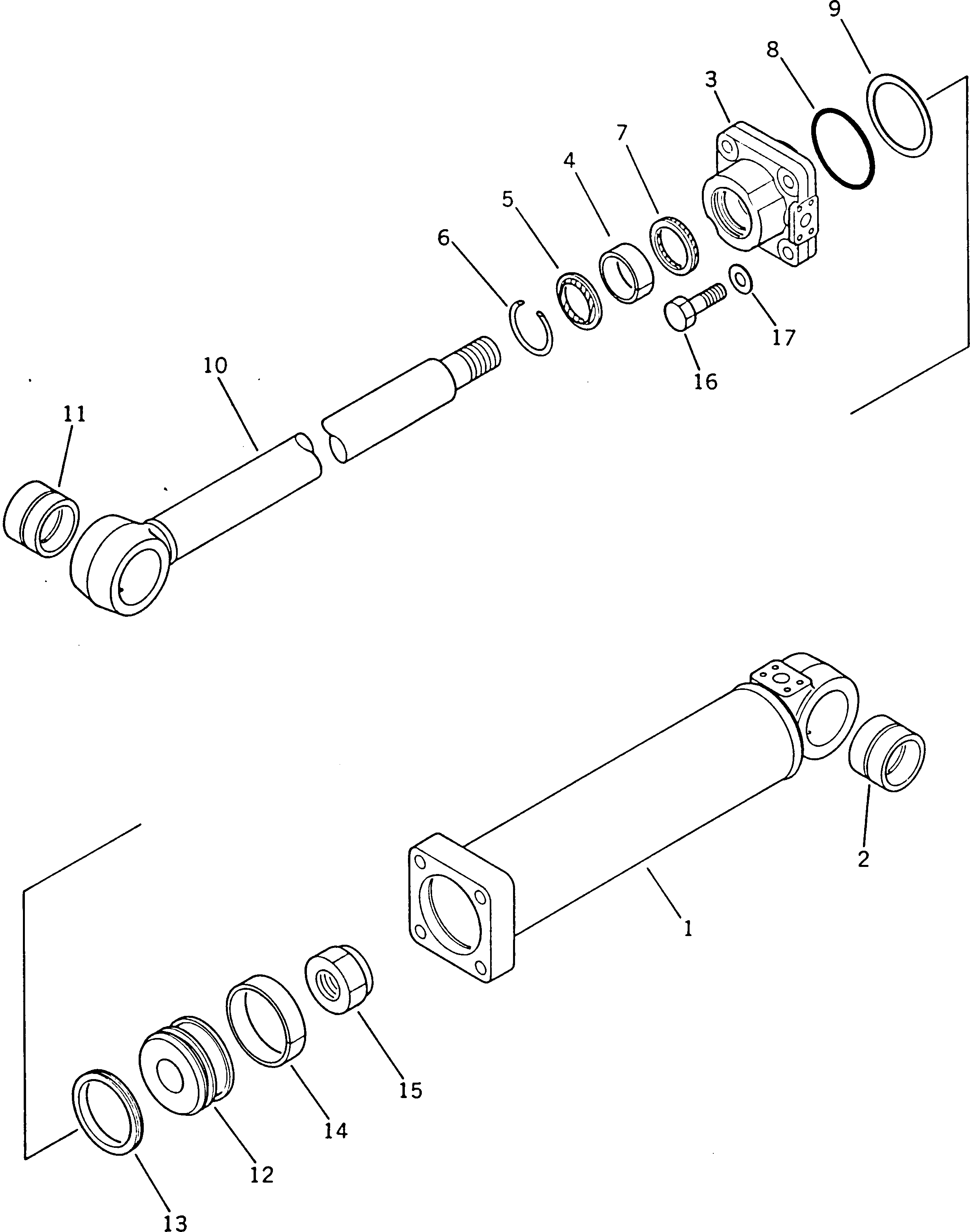 Уплотнение штока 707-51-70710 KOMATSU