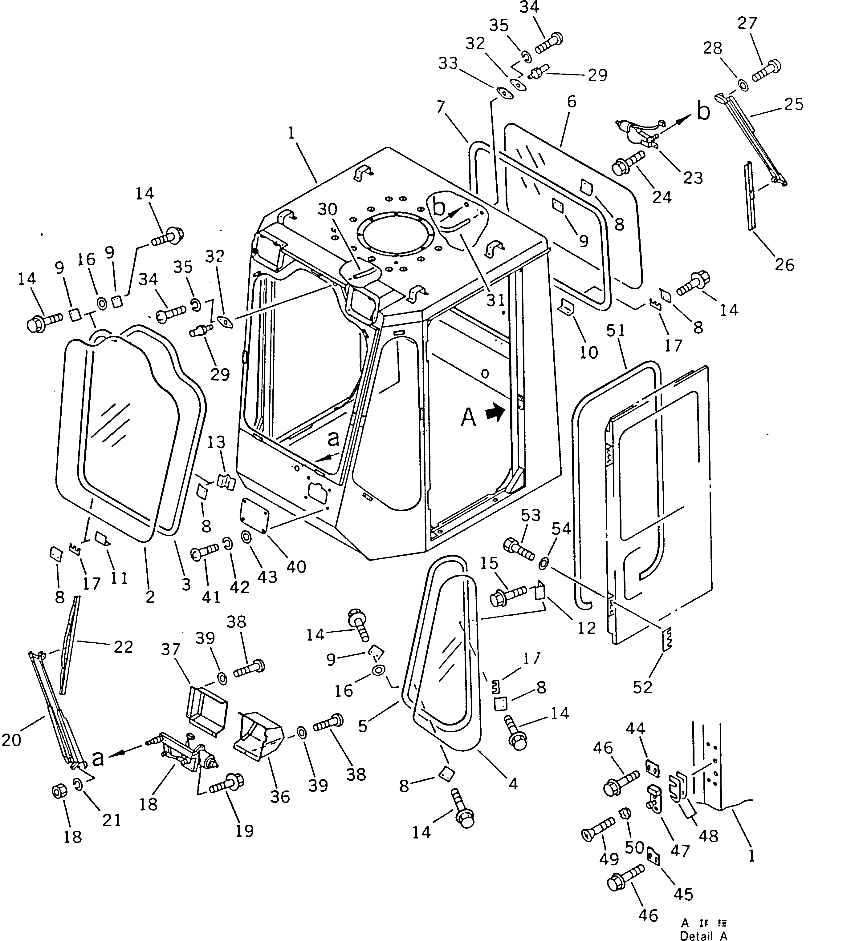 GLASS,FRONT 41E-56-11460 KOMATSU