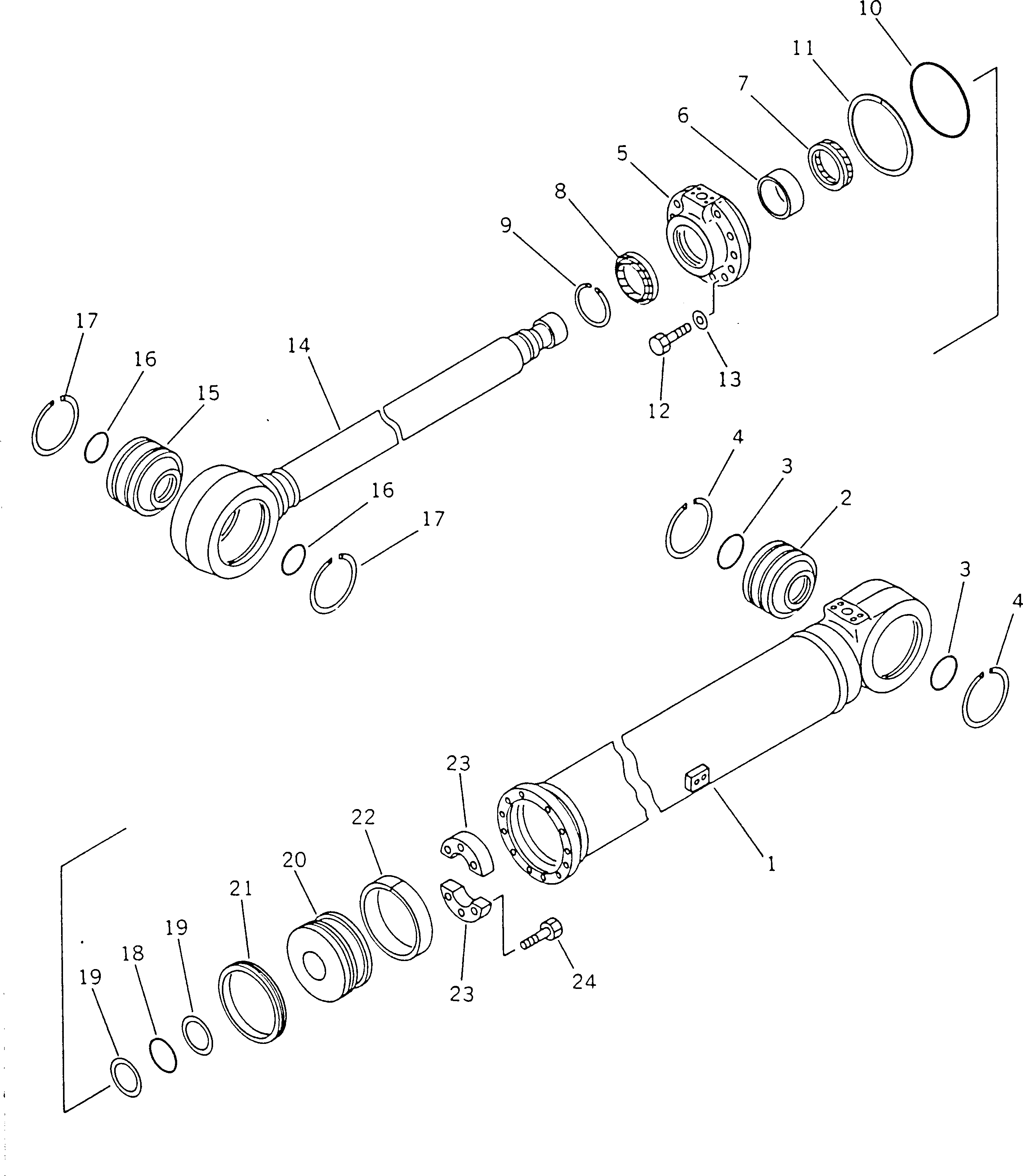 Уплотнение штока 707-51-90710 KOMATSU