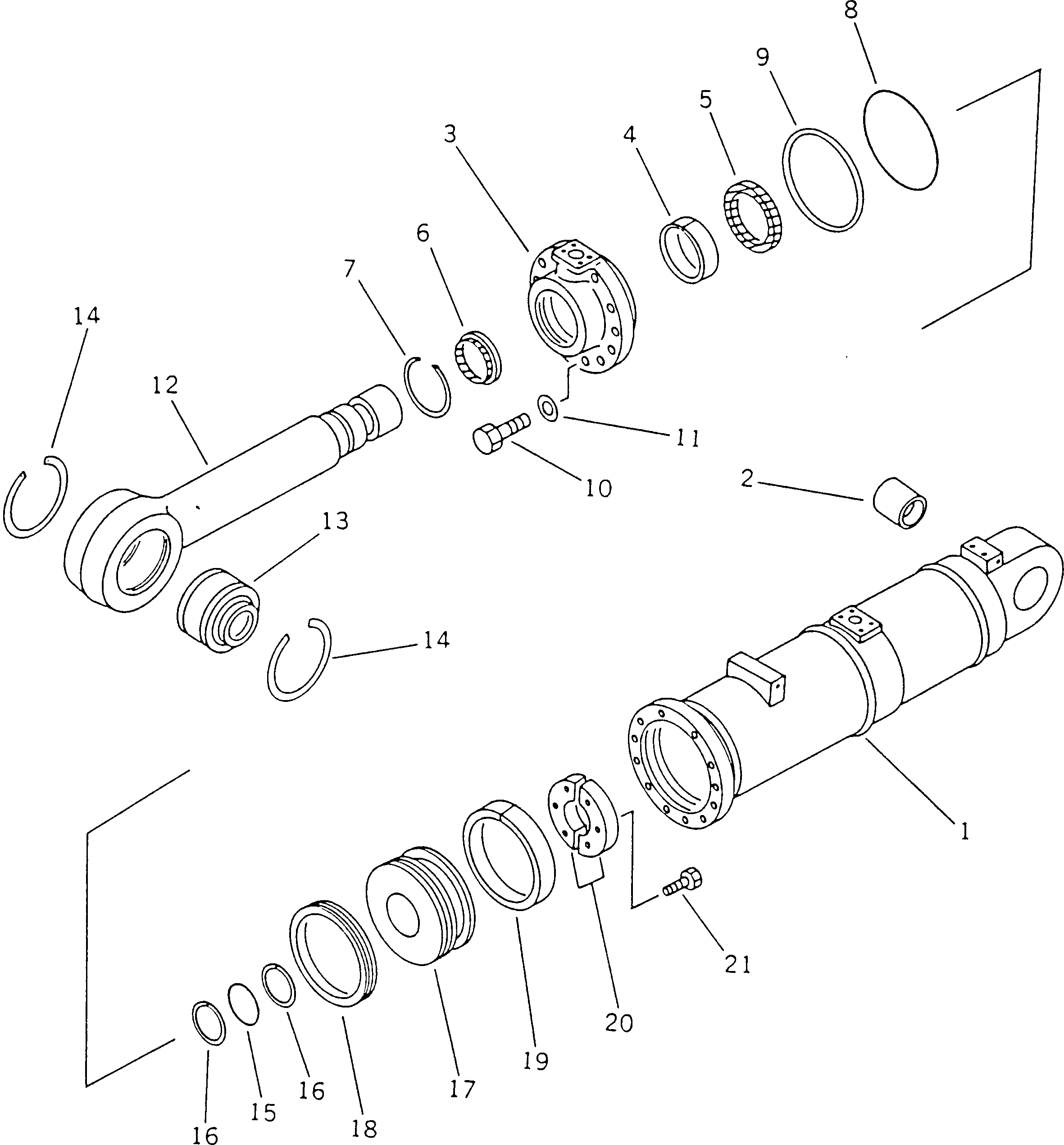 CYLINDER,CYLINDER 707-27-17810 KOMATSU
