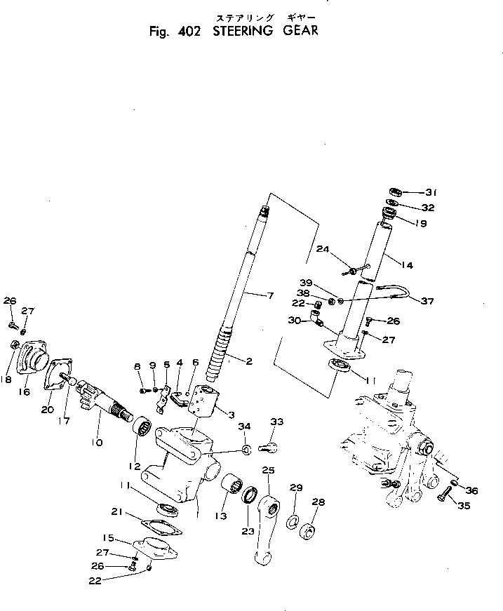 COLUMN ASS'Y 411-40-11031 KOMATSU