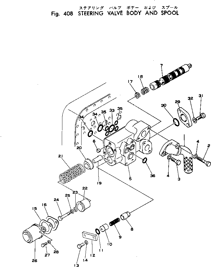 STEERING VALVE ASS'Y 411-40-12005 KOMATSU