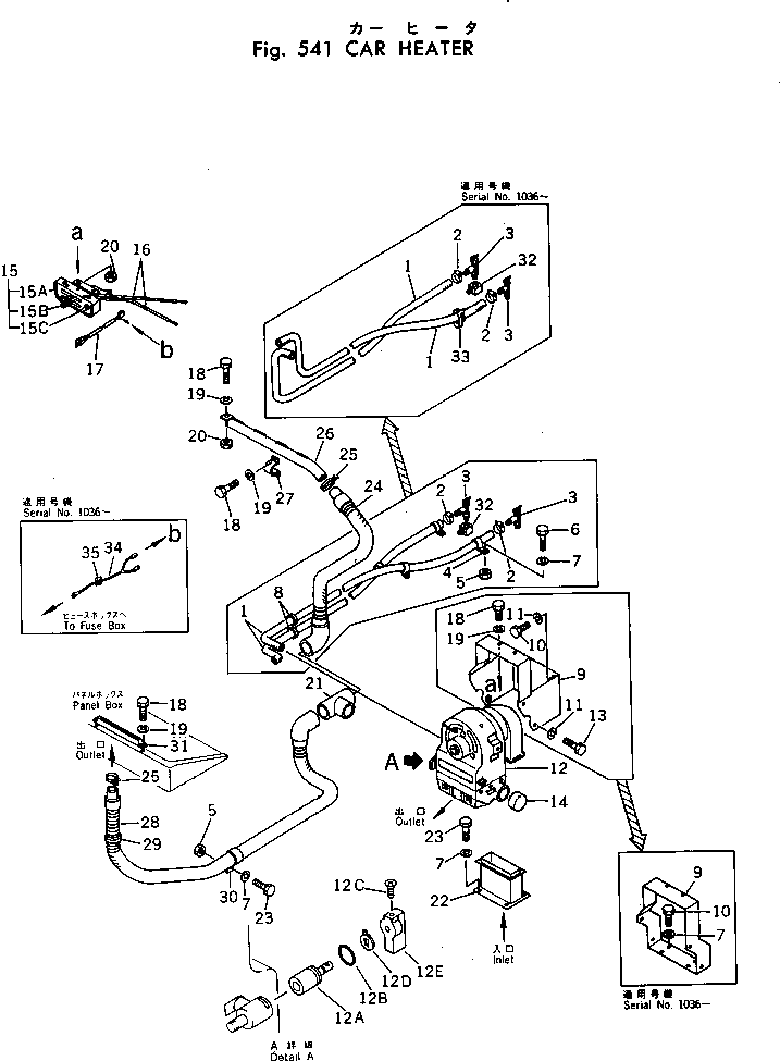 NOZZLE,DEFROSTER 09487-00220 KOMATSU