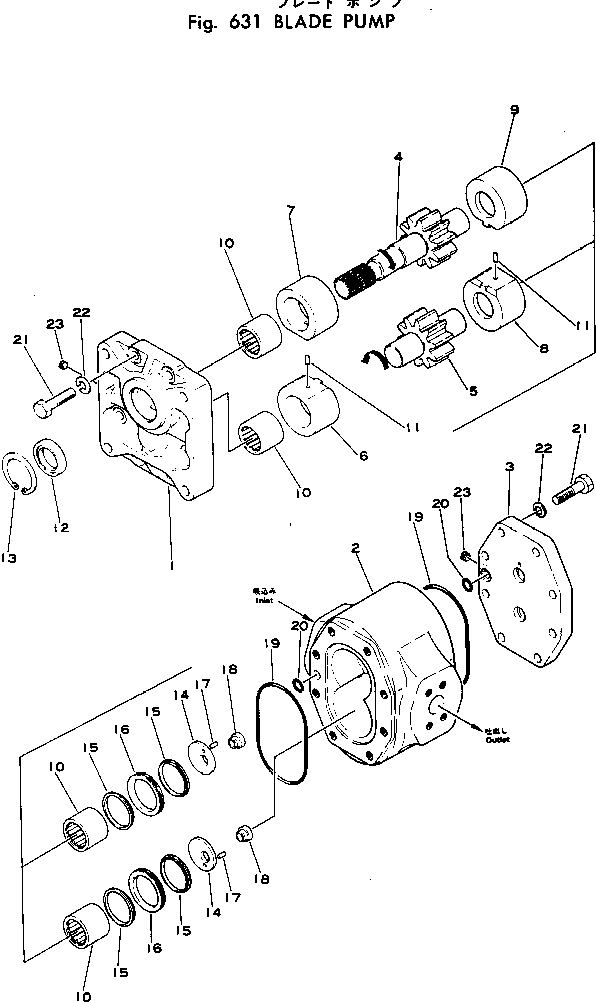 PUMP ASS'Y,(PAR125-101) 07442-67101 KOMATSU
