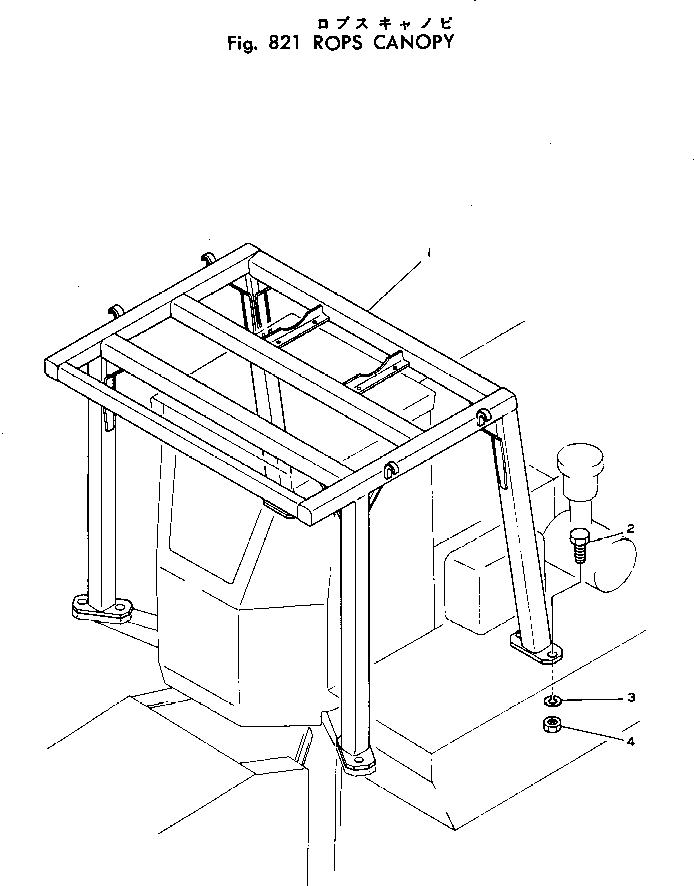 CANOPY 256-59-11110 KOMATSU