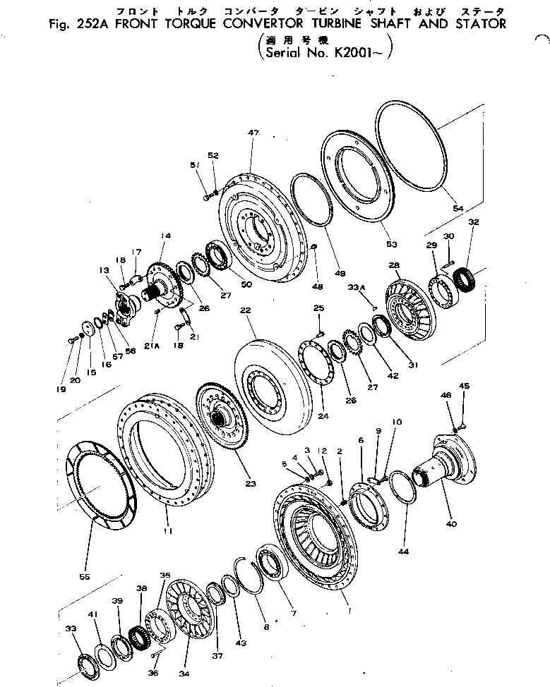 STATOR ASS'Y,2ND 281-13-22300 KOMATSU
