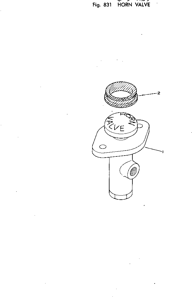 VALVE ASS'Y,HORN 281-82-11900 KOMATSU