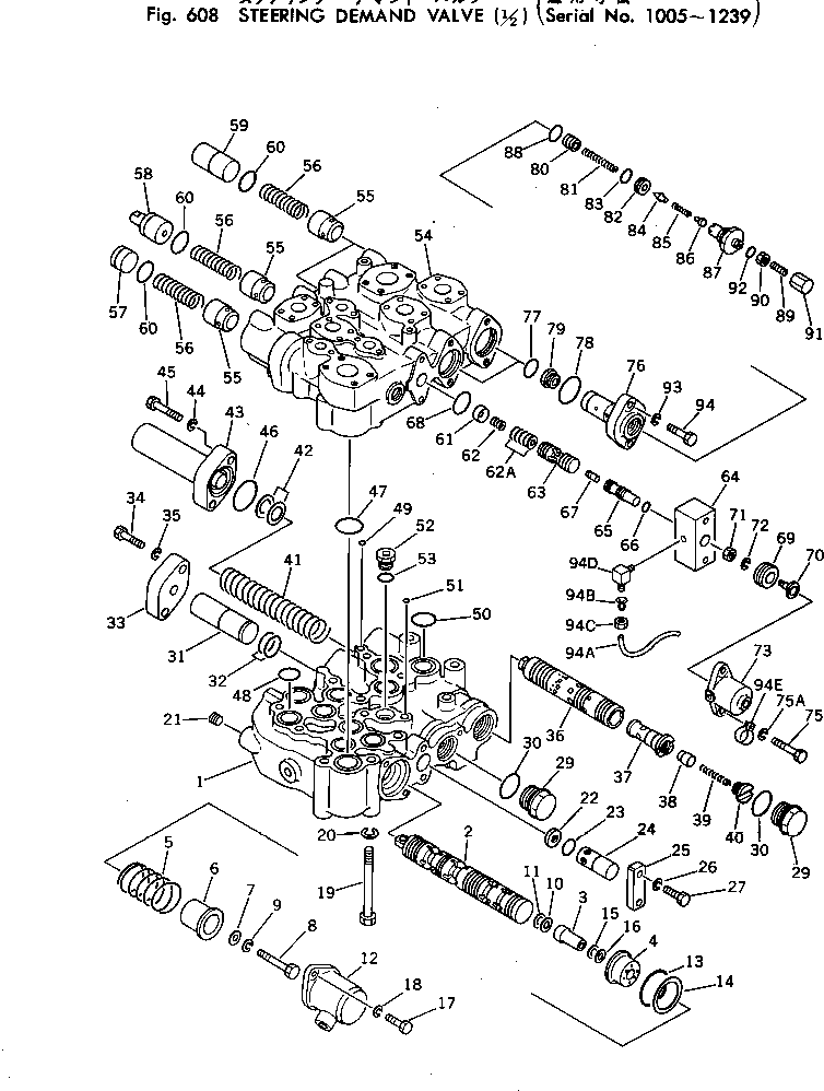 Предохранительный клапан в сборе 700-30-52002 KOMATSU