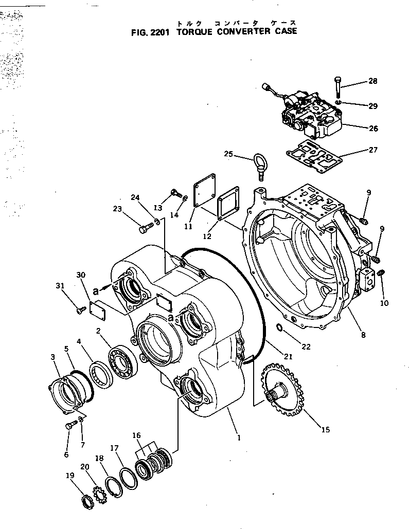 HOUSING,FRONT 711-40-23130 KOMATSU