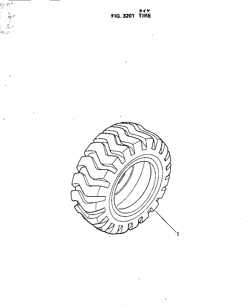 TIRE,(CR) 283-30-14220 KOMATSU
