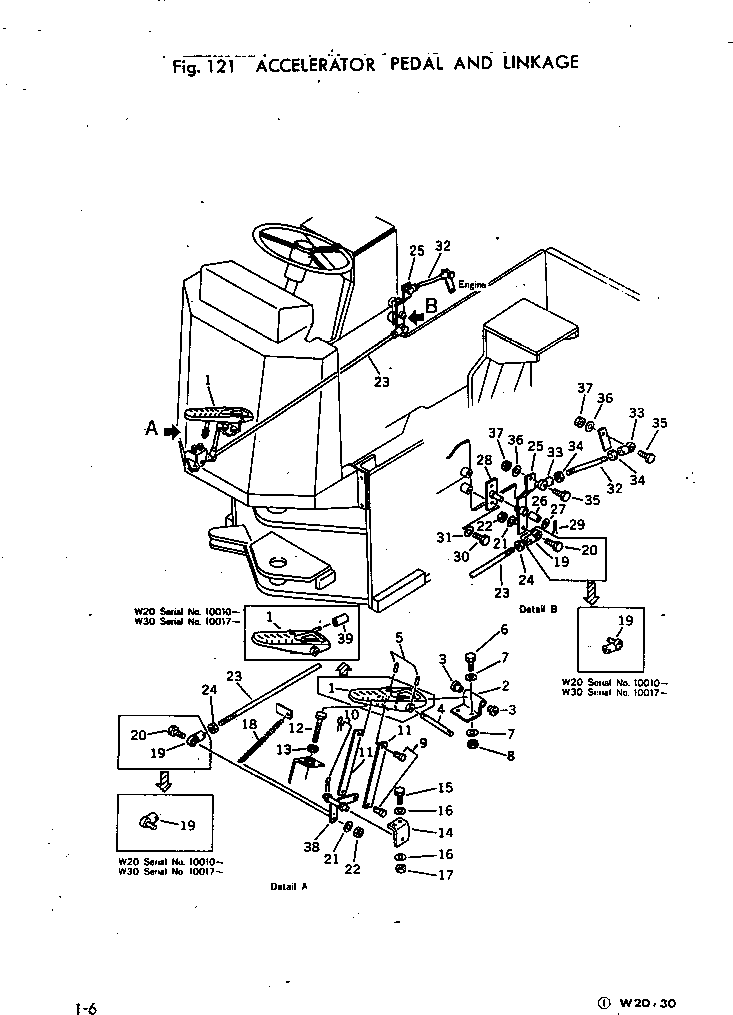 PEDAL ASS'Y 385-10385611 KOMATSU