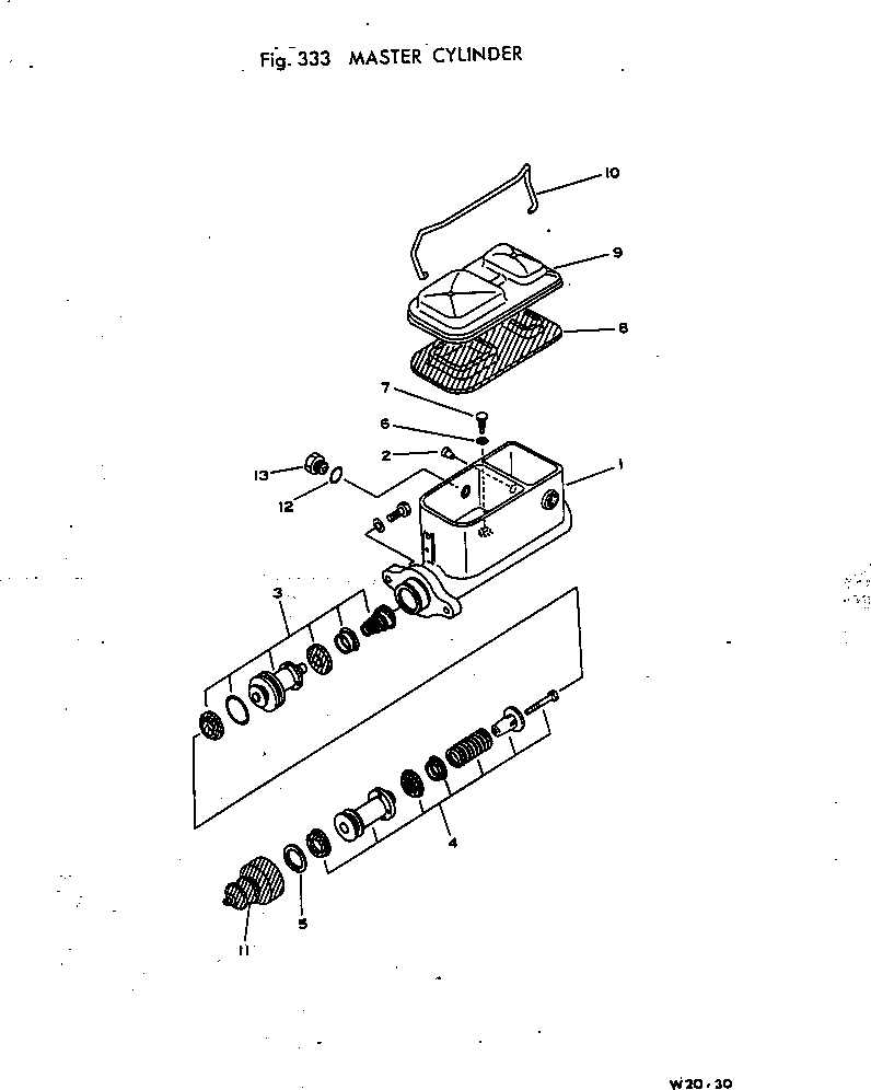 MASTER CYLINDER A. 385-10203572 KOMATSU
