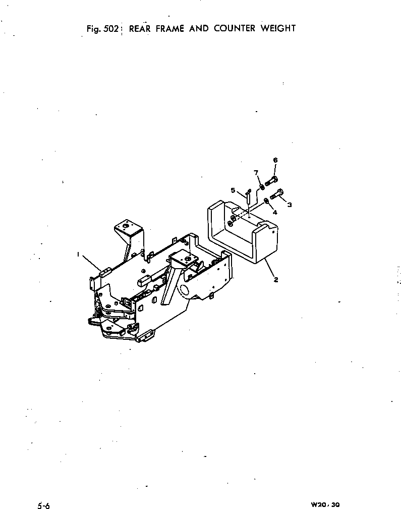 Задняя рама 385-10265591 KOMATSU