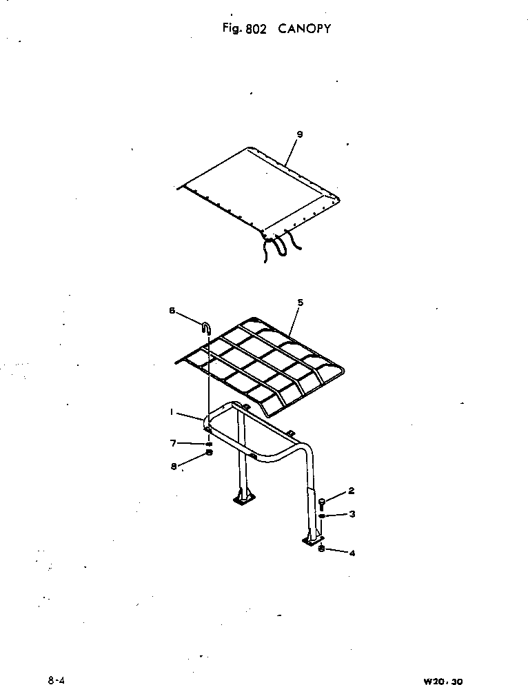 SUPPORT,CANOPY 385-10271952 KOMATSU