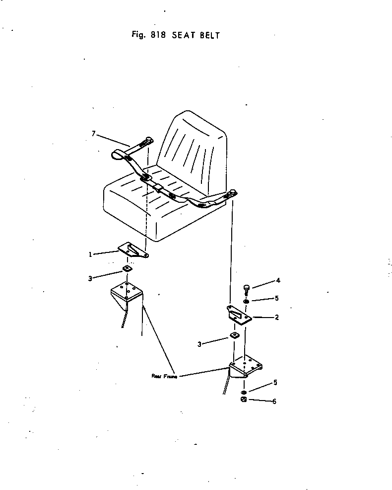 SEAT BELT KIT 385-10299601 KOMATSU