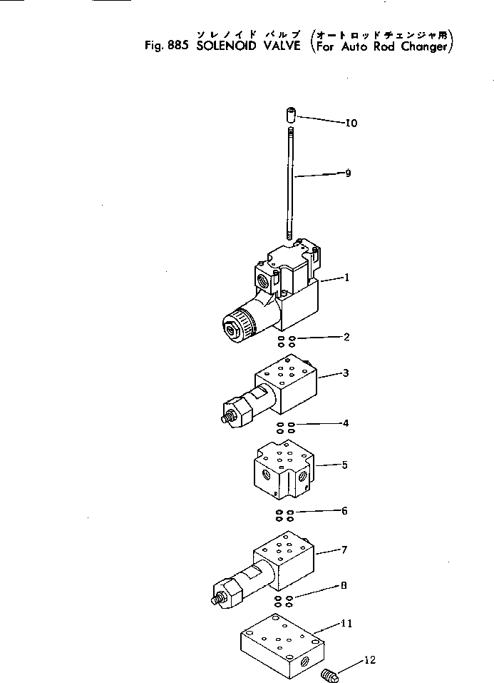SOLENOID VALVE ASS'Y 11T-60-12100 KOMATSU