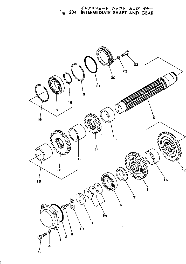 GEAR,2ND 12F-14-17150 KOMATSU