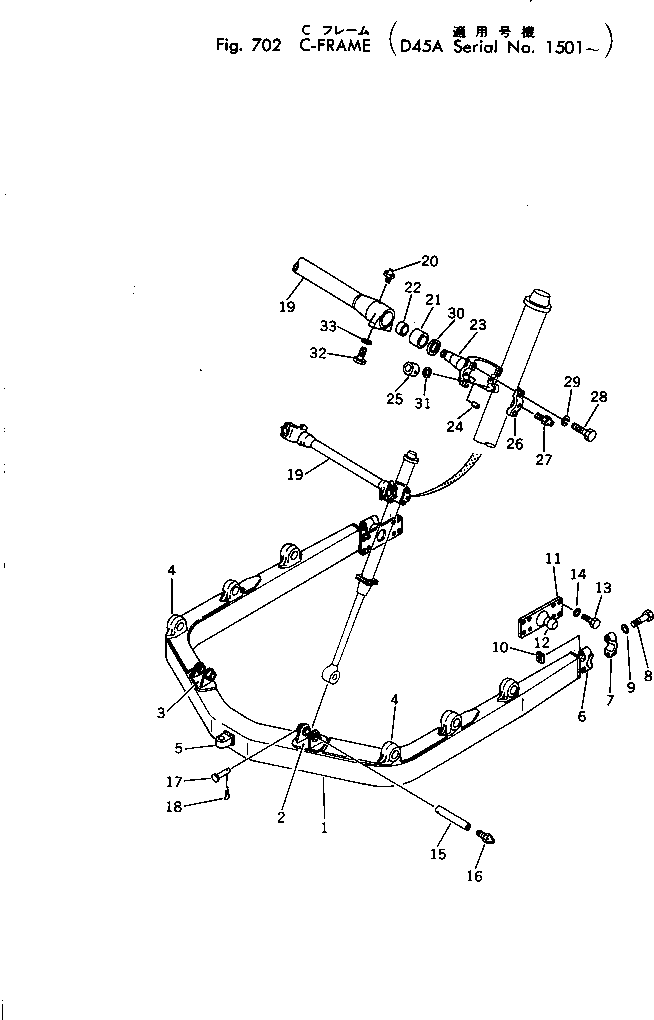 PIVOT (WELDED) 130-70-12140 KOMATSU
