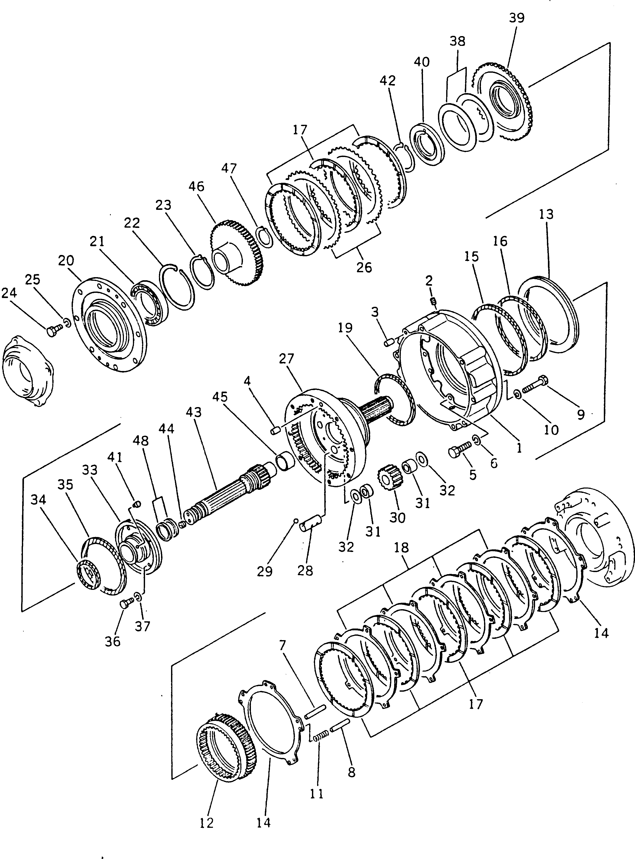 GEAR,PLANETARY 238-15-12450 KOMATSU
