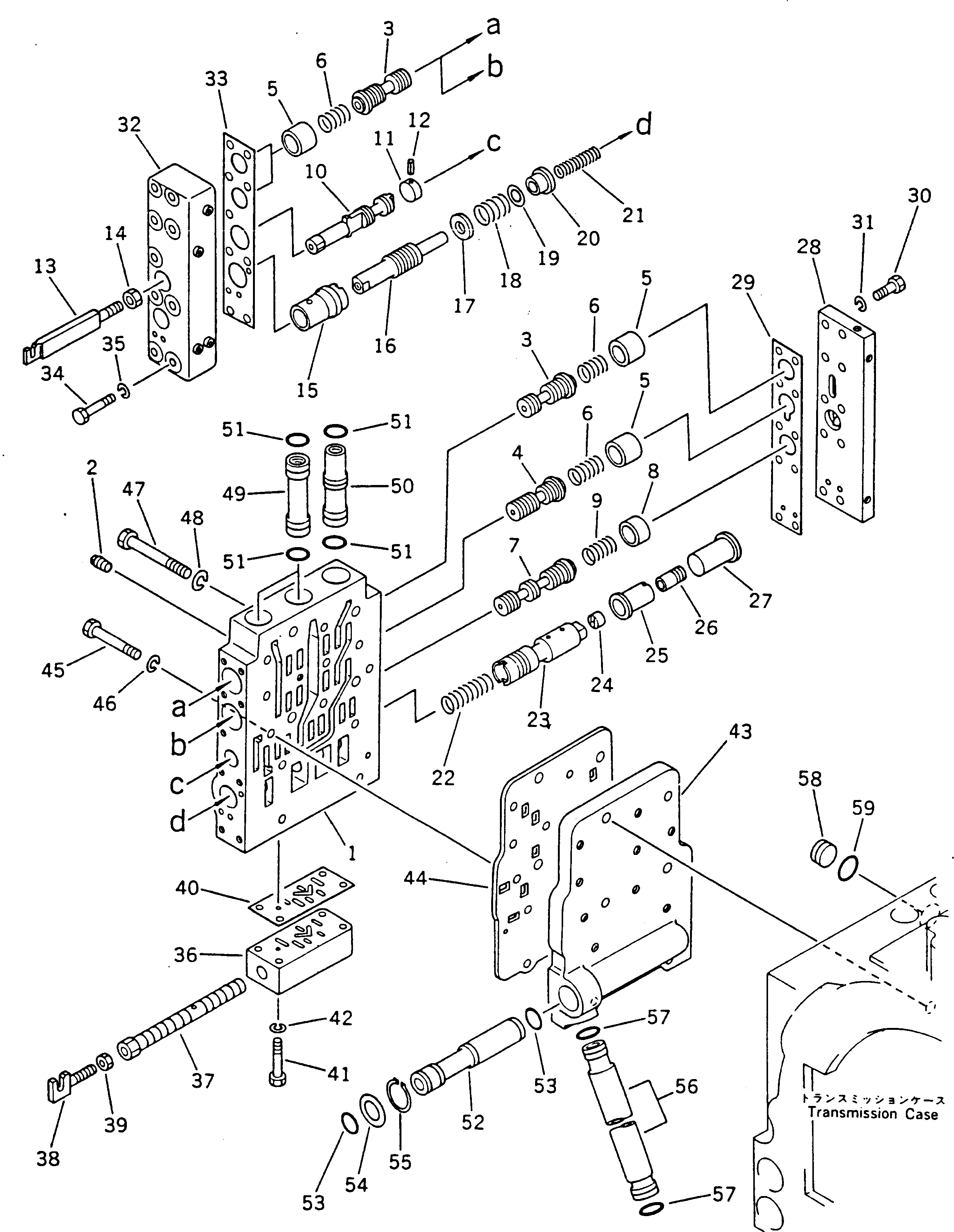 VALVE ASS'Y,SHIFT CONTROL 238-15-00421 KOMATSU