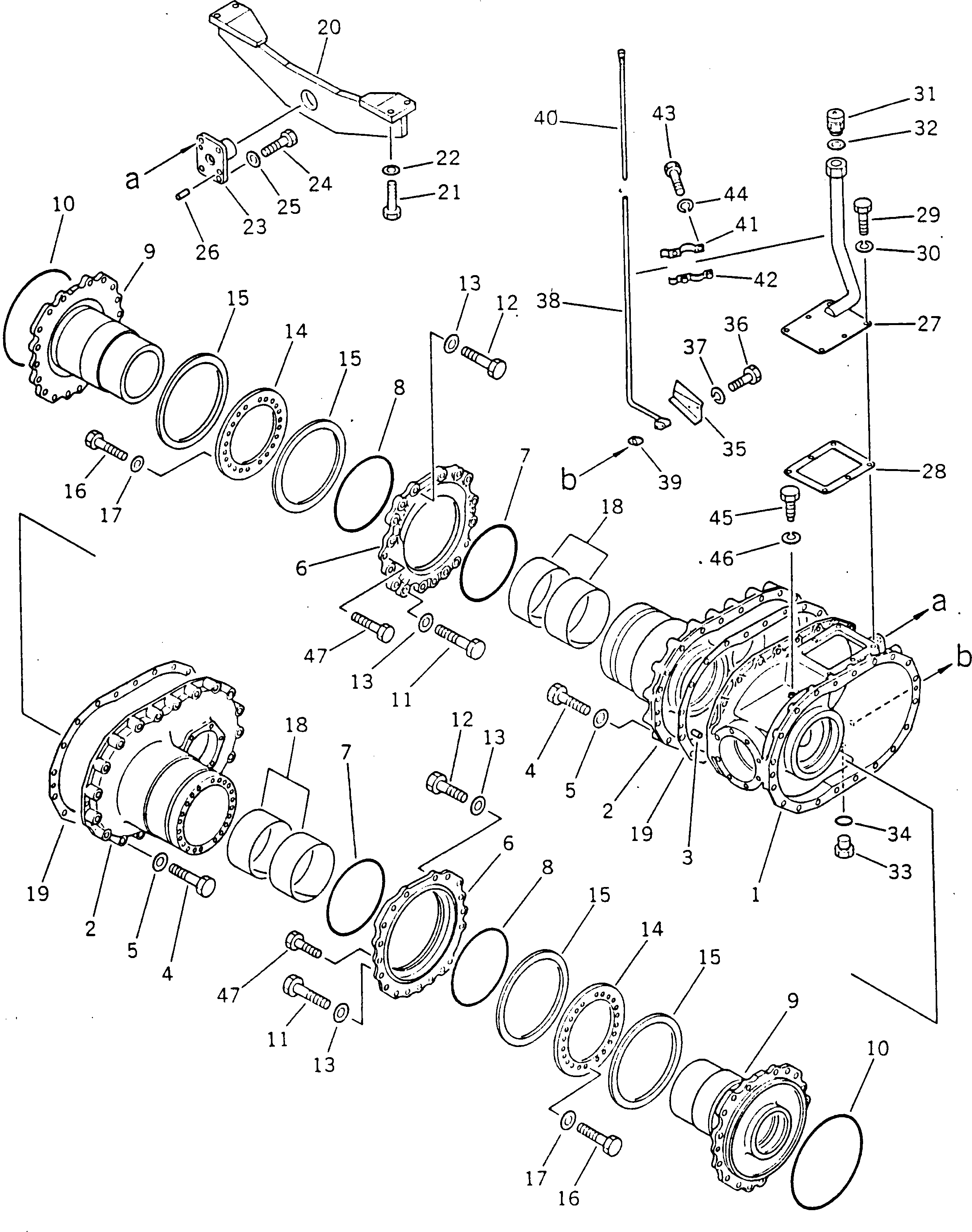 Фланец 233-22-21121 KOMATSU