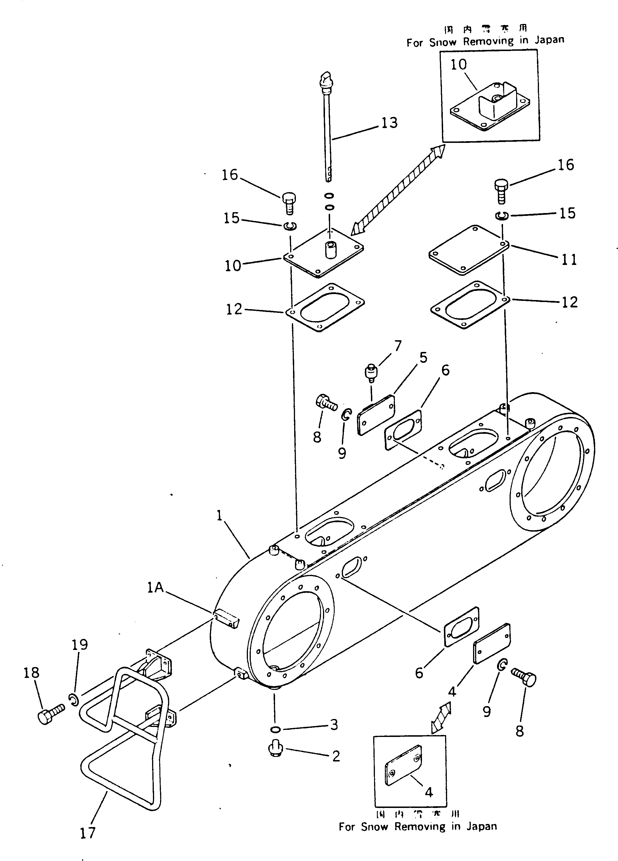 Корпус 233-23-21111 KOMATSU