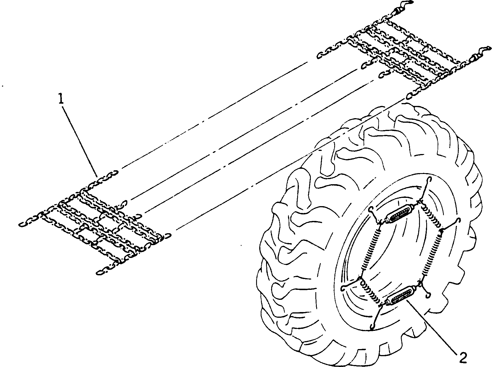 CHAIN ASS'Y 233-830-0312 KOMATSU
