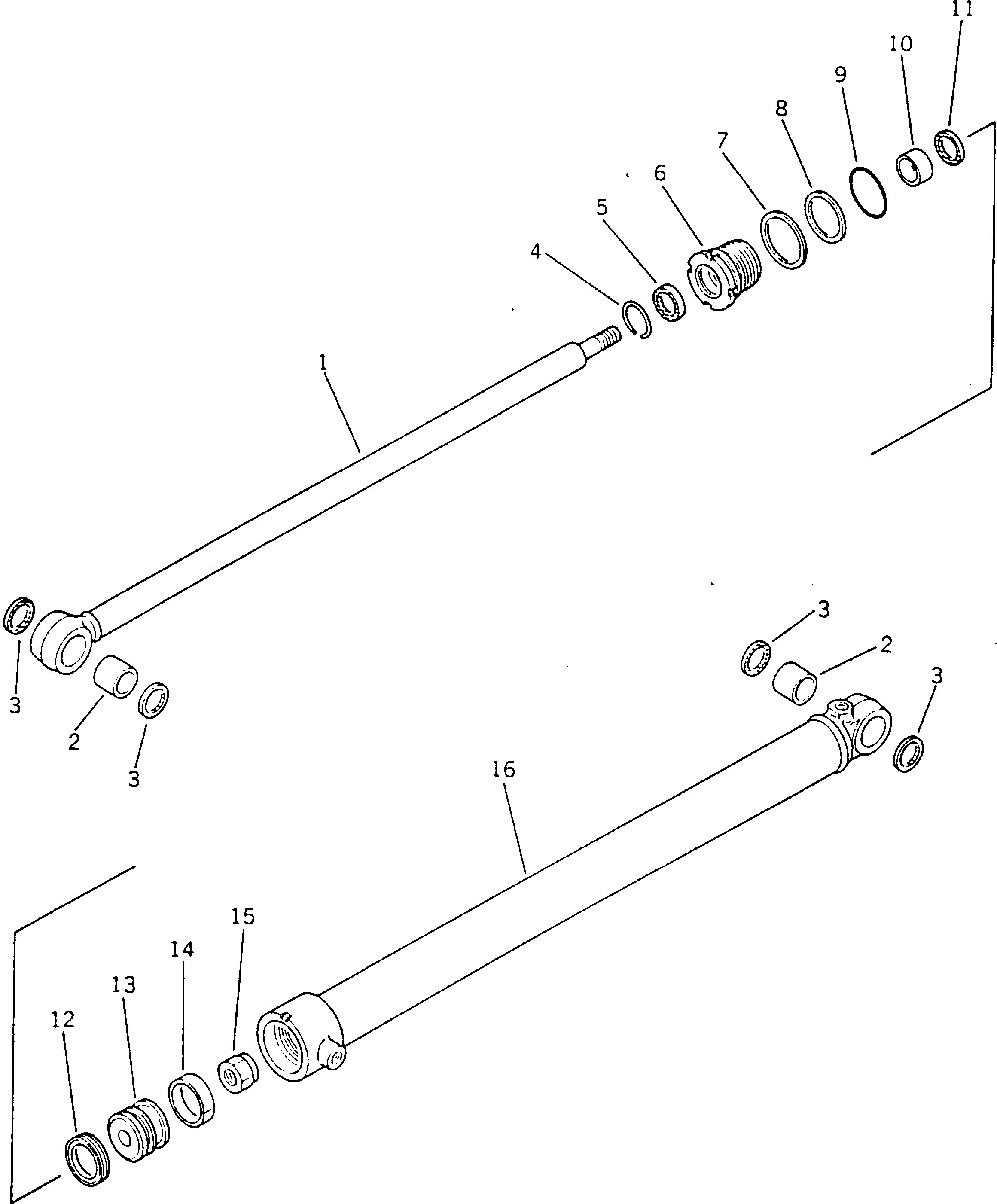 CYLINDER ASS'Y,BLADE SIDE SHIFT 233-63-42300 KOMATSU