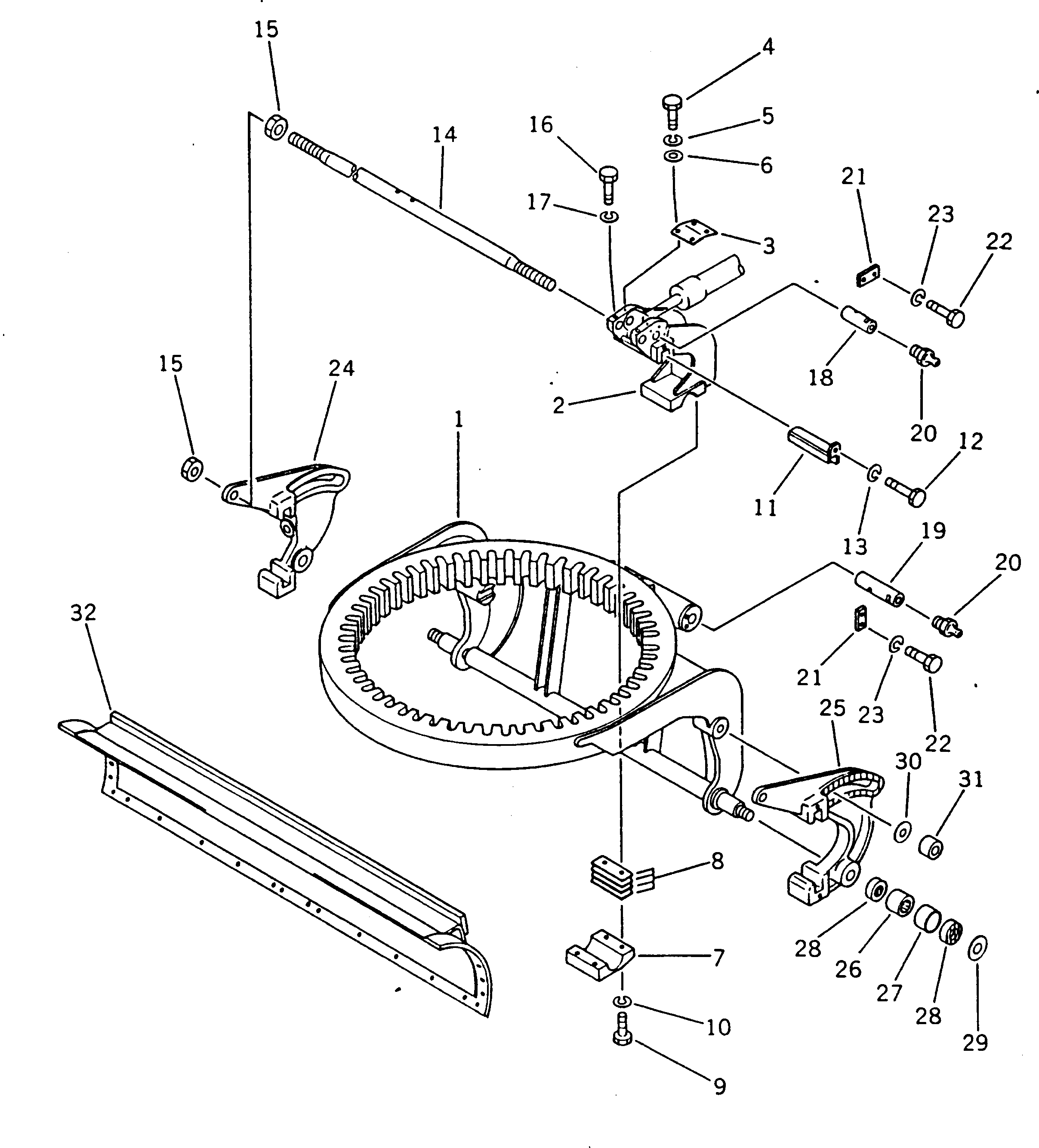 BLADE,(MODIFIED PARTS) 233-735-1230 KOMATSU