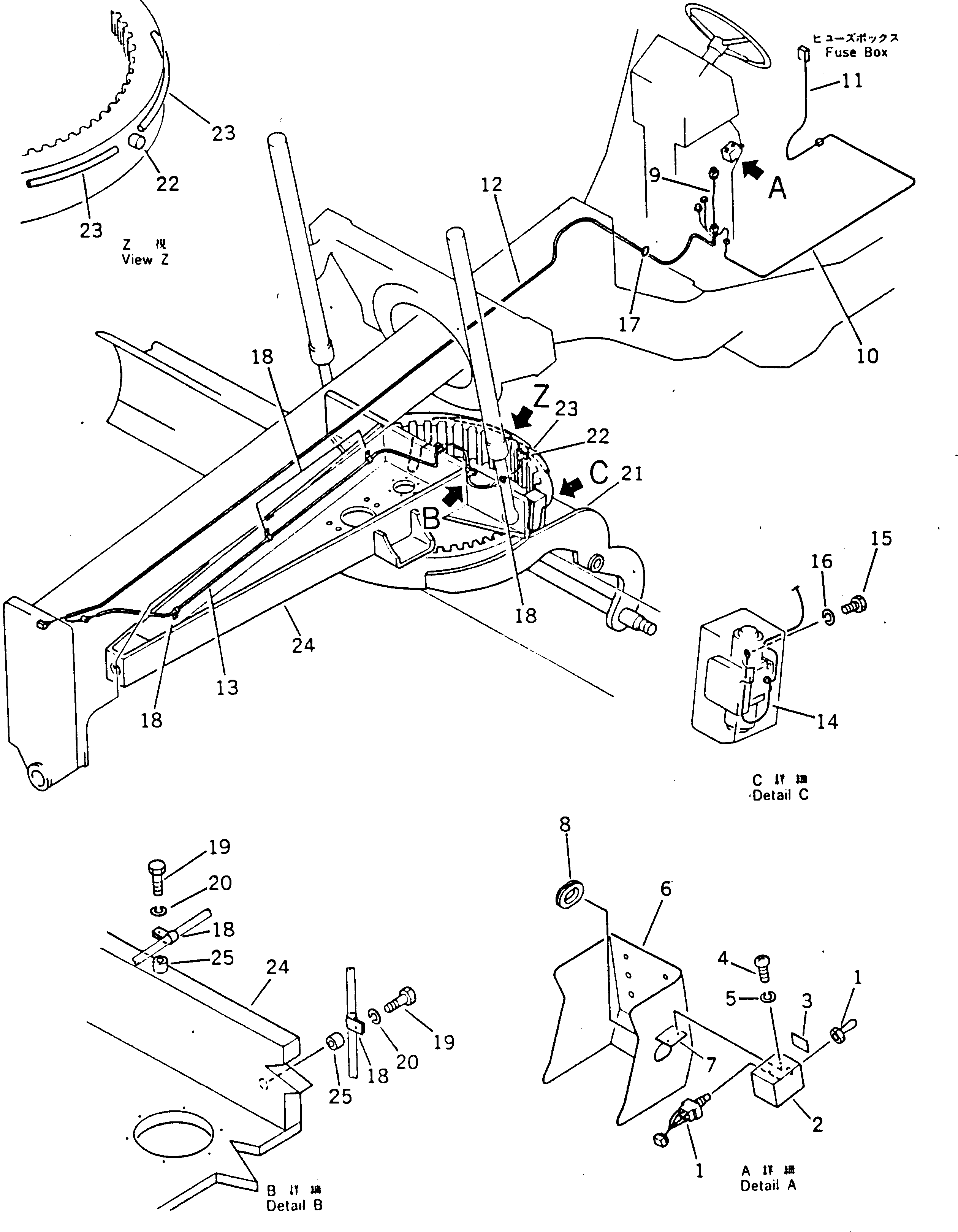 DRAWBAR,(MODIFIED PARTS) 233-870-6930 KOMATSU