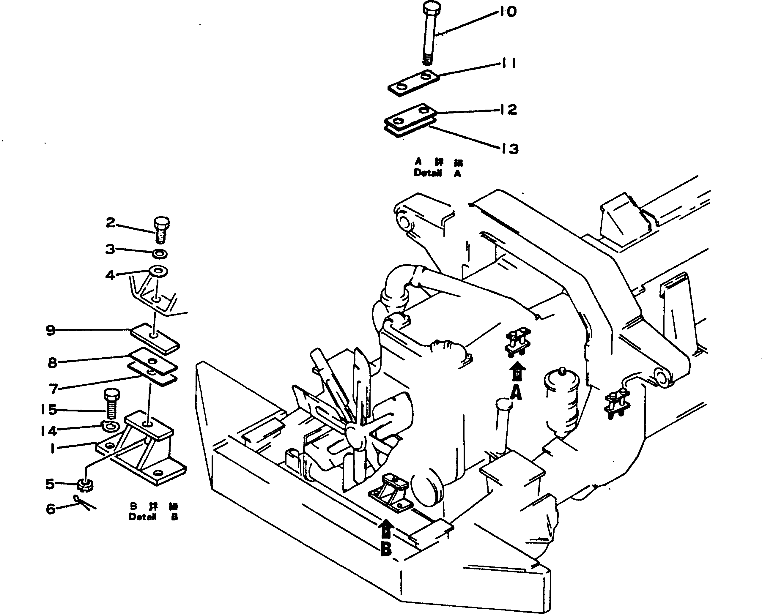 Болт 01012-62065 KOMATSU