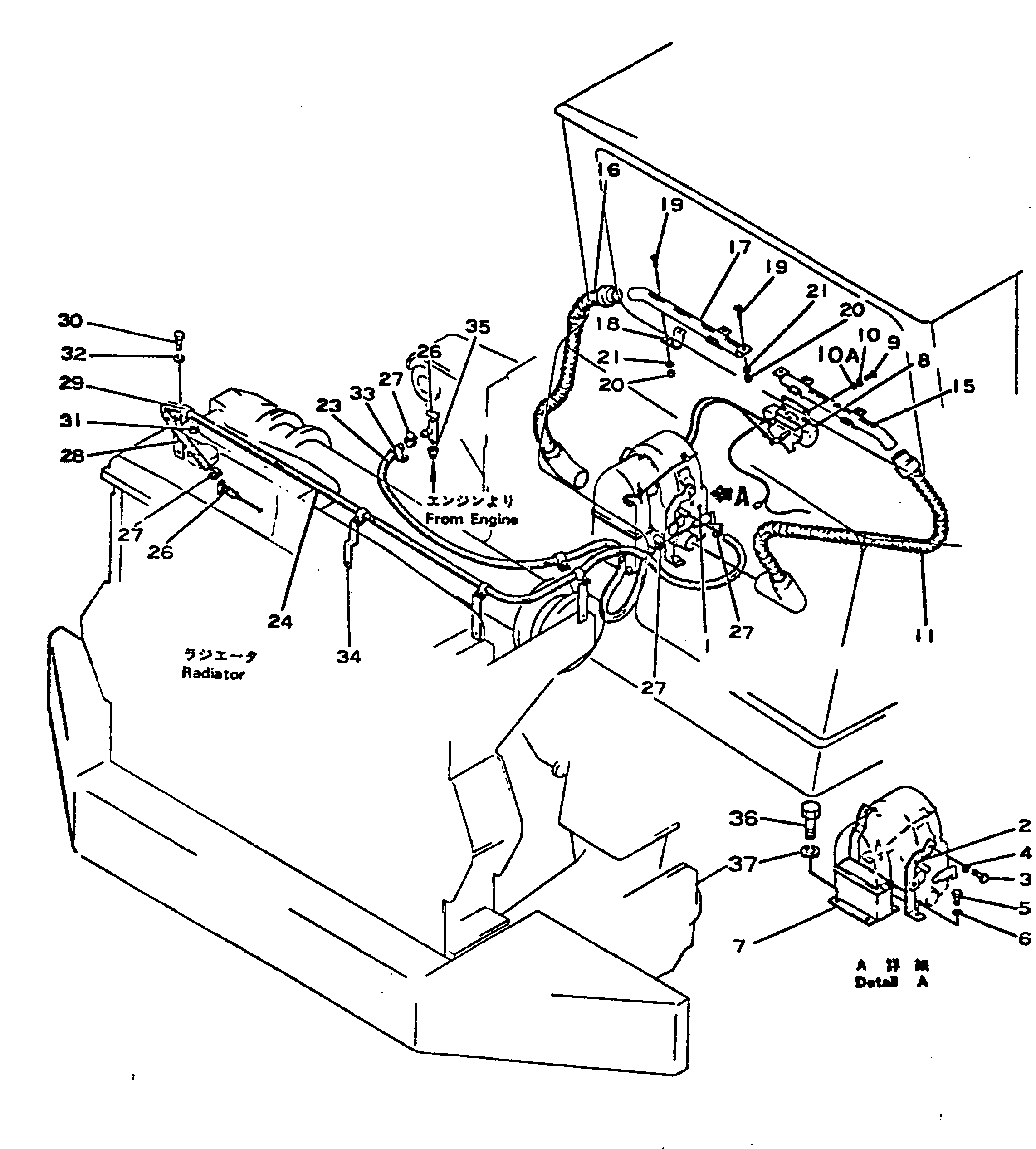 NOZZLE (WELDED) 566-07-15261 KOMATSU