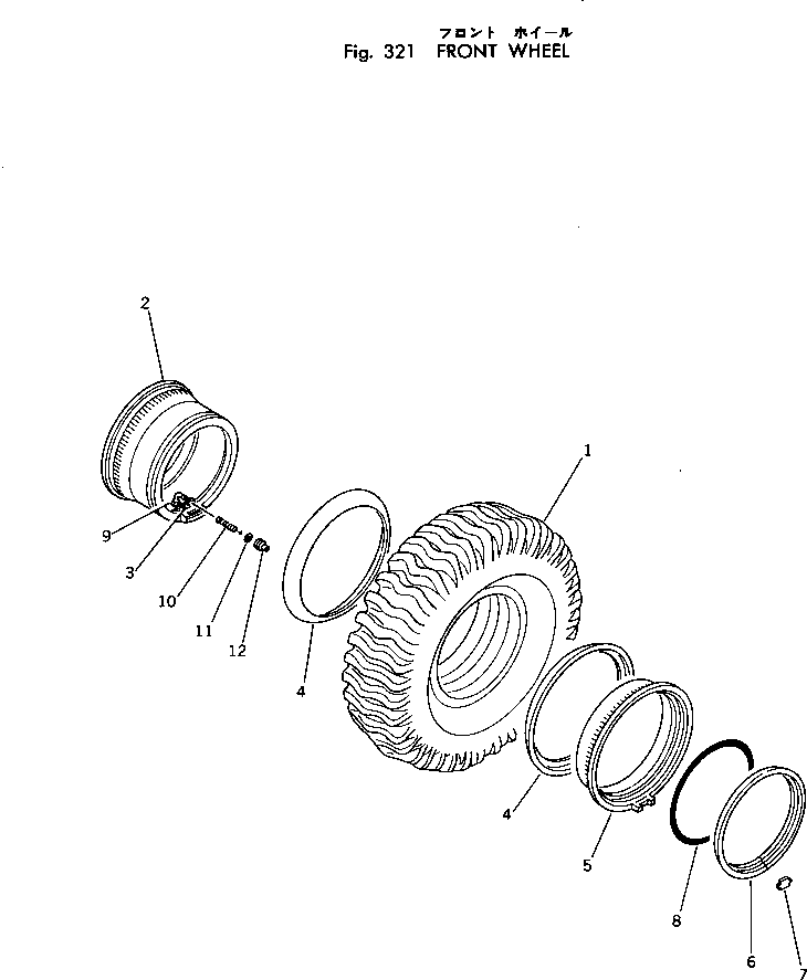 TIRE,TOYO¤ E4-HR 569-30-12640 KOMATSU