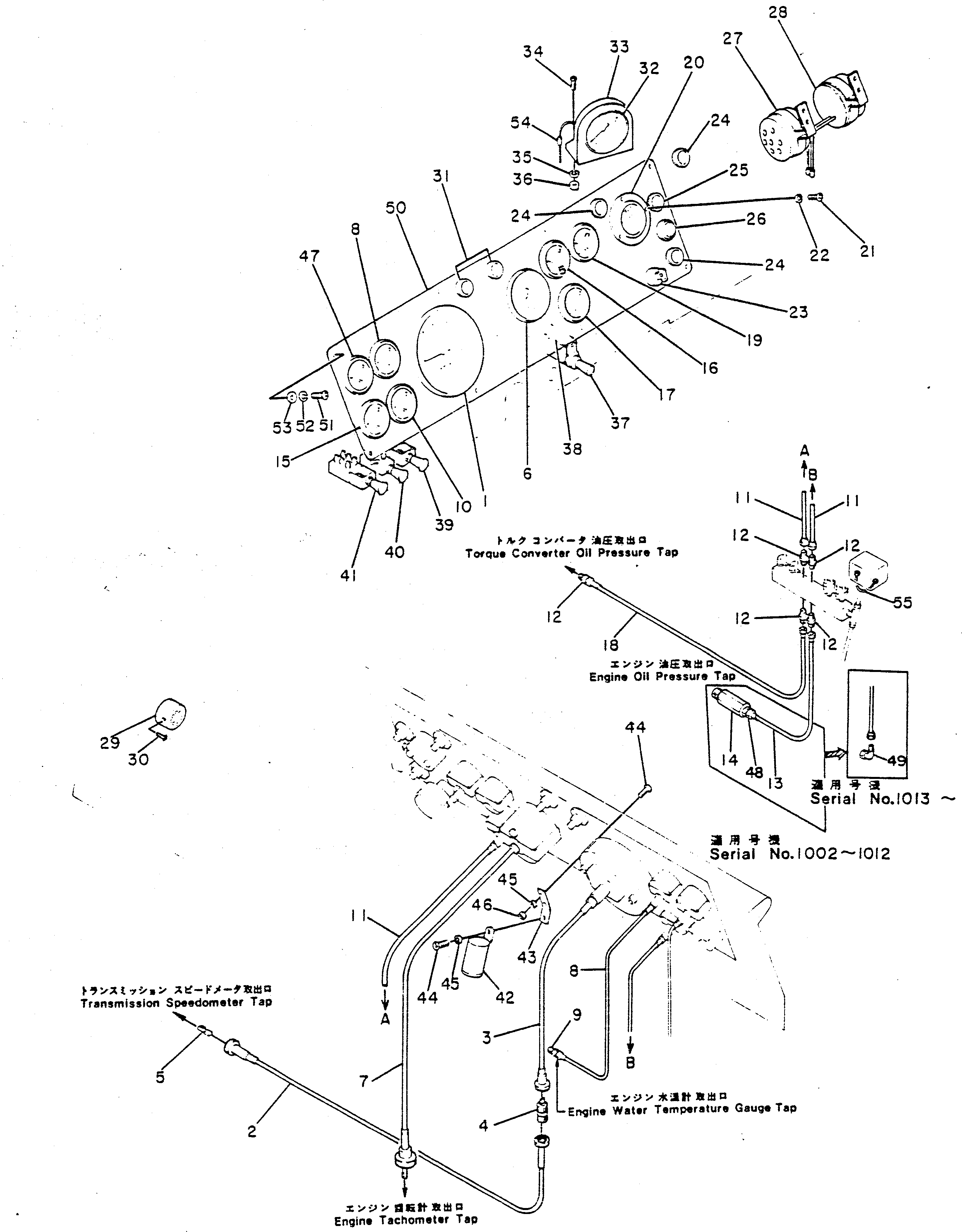 TACHOMETER 567-06-15740 KOMATSU