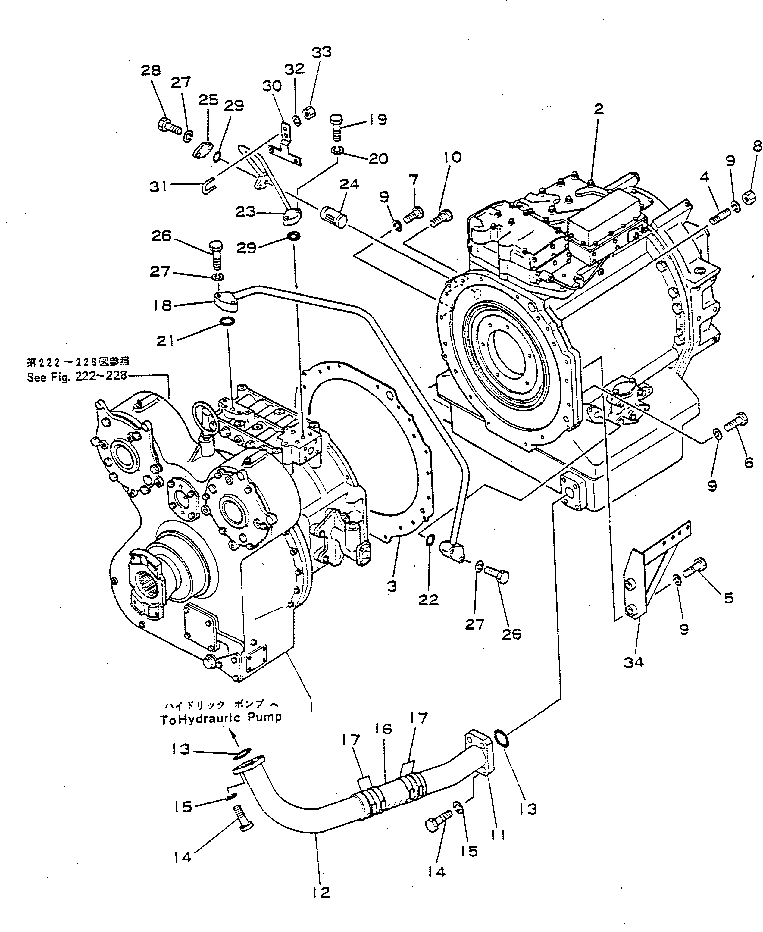 TRANSMISSION ASS'Y,(-40 DEG. SPEC.) (568-15-00400) KOMATSU
