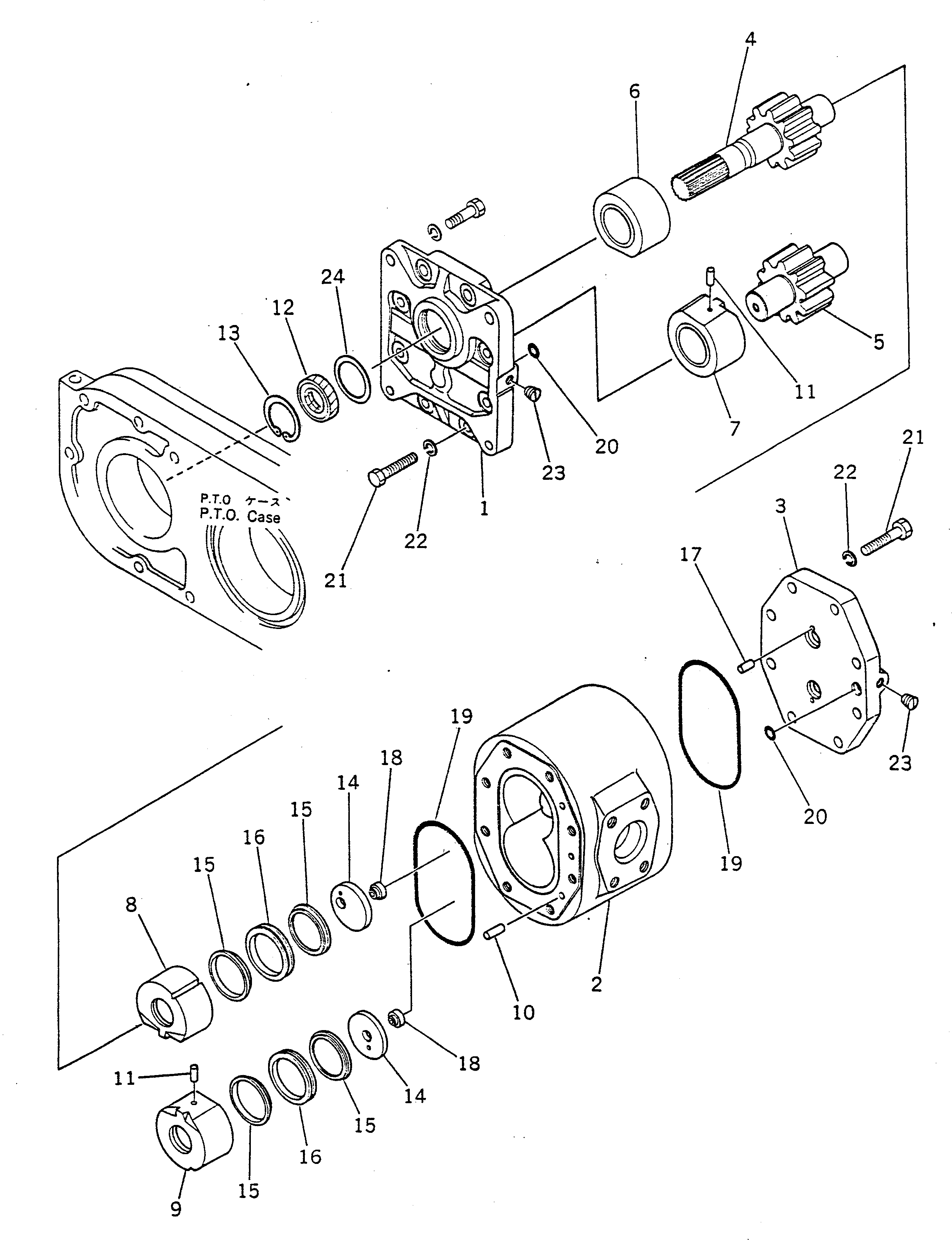 Пластина 07445-66110 KOMATSU