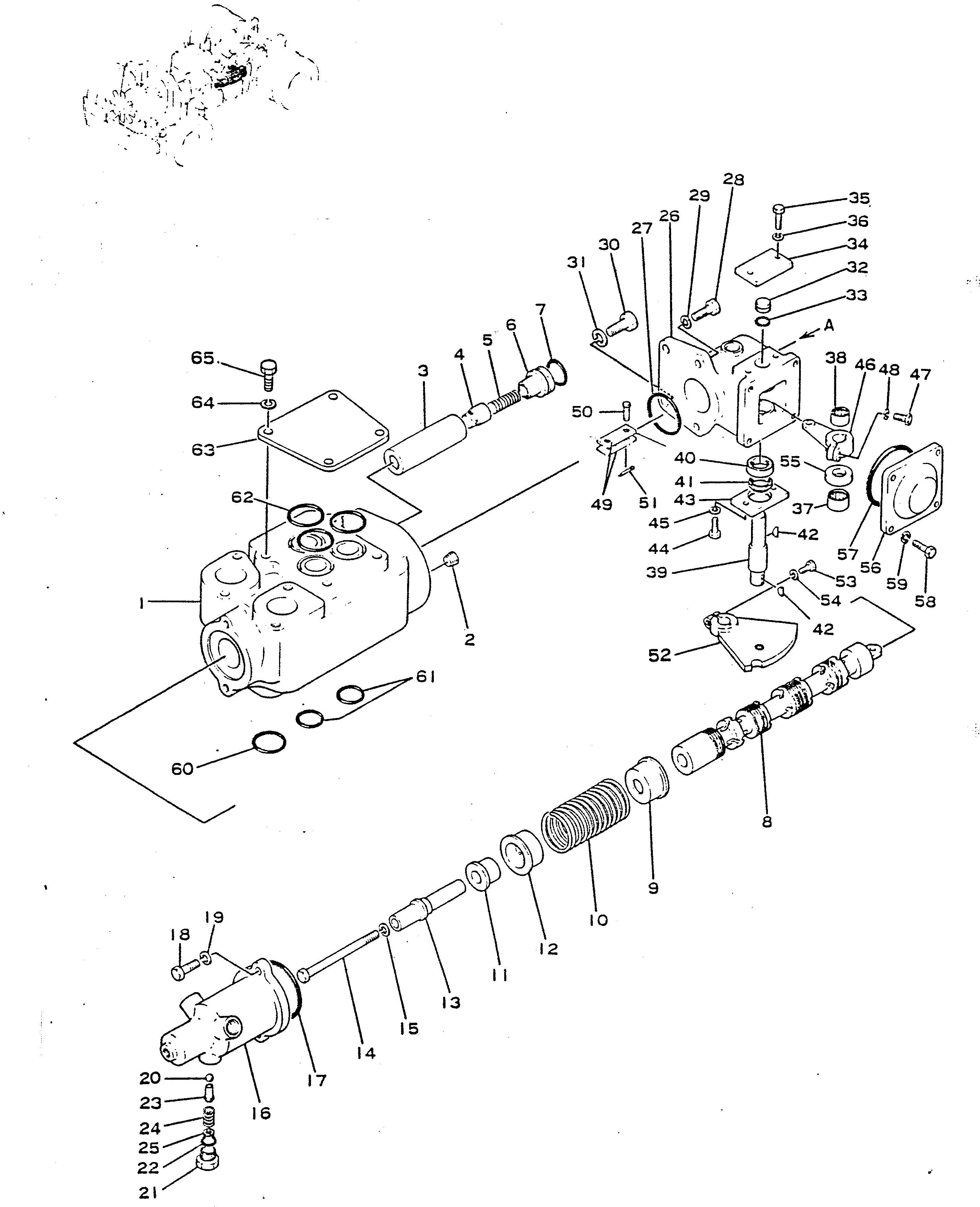 VALVE BODY ASS'Y,(-40 DEG. SPEC.) 701-51-45000 KOMATSU