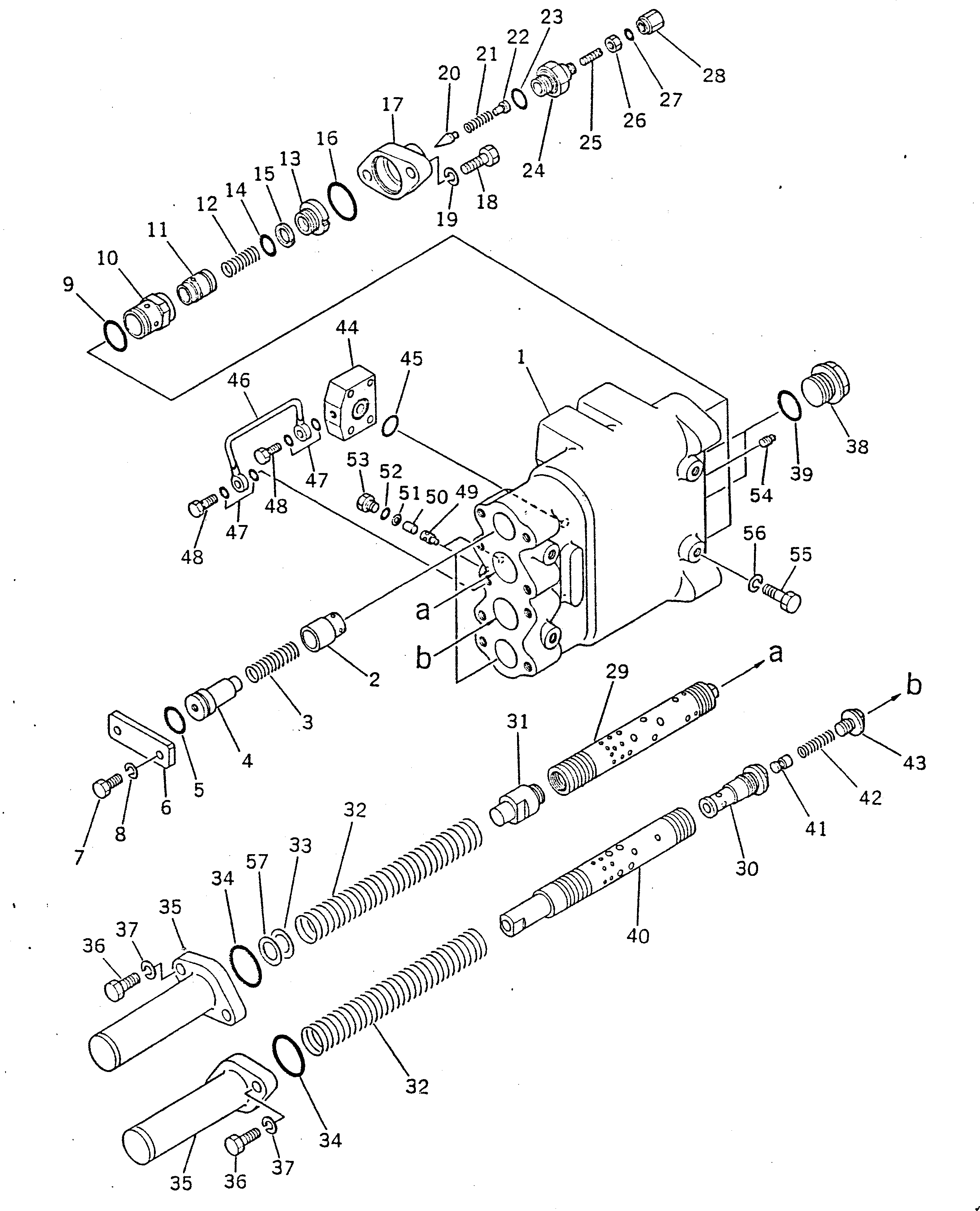 Клапан в сборе 568-64-11200 KOMATSU