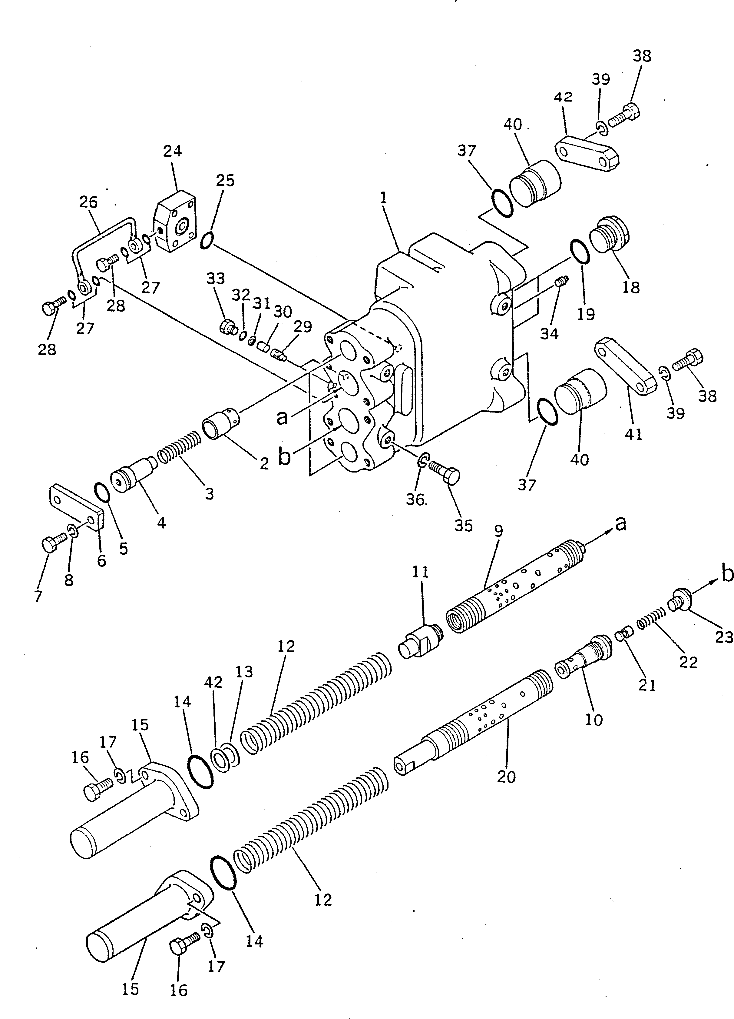 DEMAND VALVE ASS'Y 568-64-11100 KOMATSU