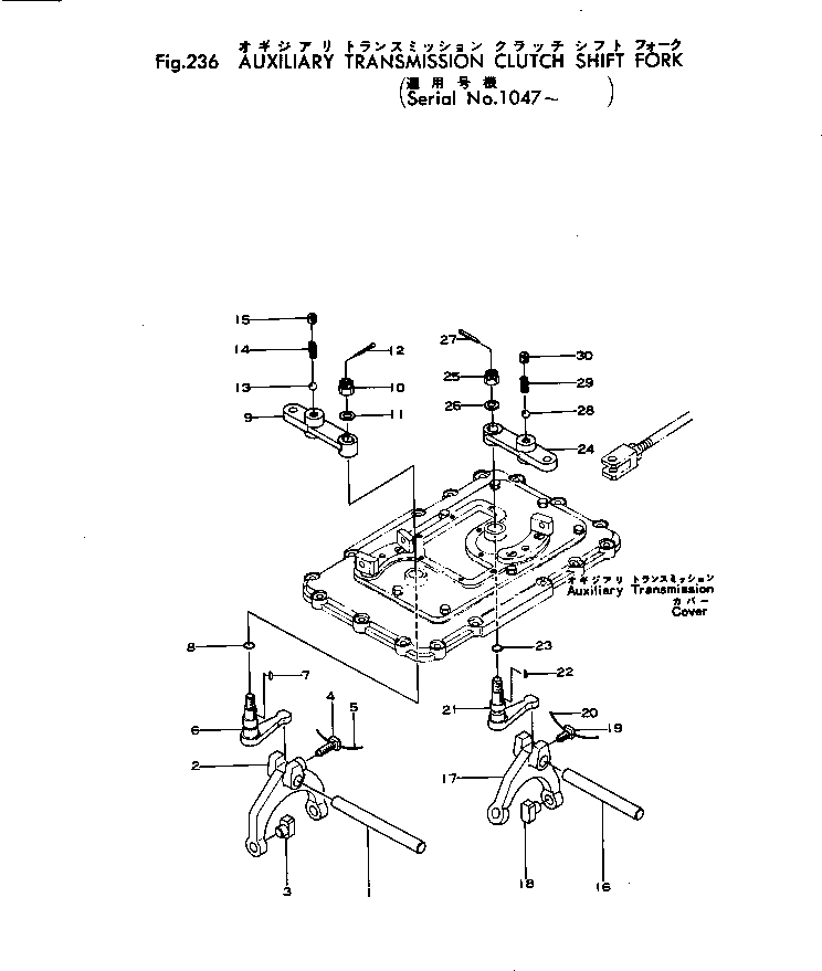 FORK 267-30-18261 KOMATSU