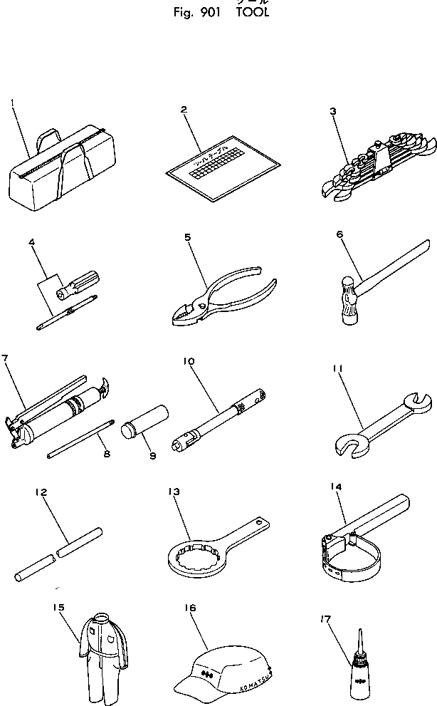 WRENCH¤ 11X13 09002-01113 KOMATSU