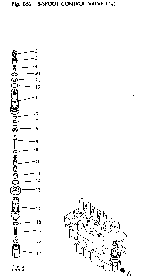 Клапан в сборе (700-85-16000) KOMATSU