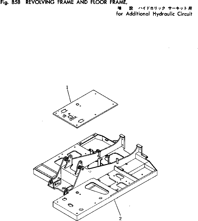 FRAME,REVOLVING 203-973-3111 KOMATSU