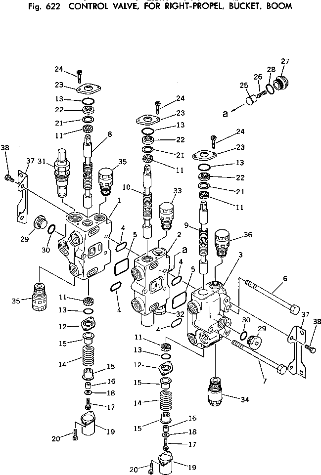 VALVE ASS'Y,MAIN RELIEF (700-80-53000) KOMATSU
