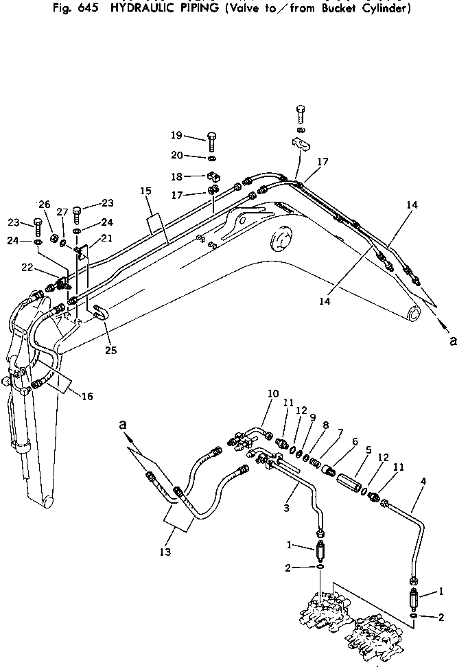 TUBE,(FOR U.S.A.) 21K-62-17271 KOMATSU
